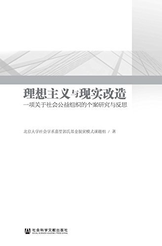 理想主义与现实改造：一项关于社会公益组织的个案研究与反思