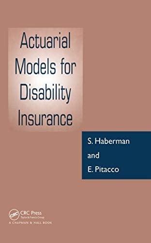 Actuarial Models for Disability Insurance (English Edition)