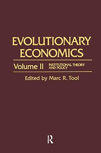Evolutionary Economics (English Edition)