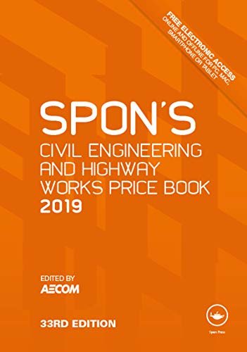 Spon's Civil Engineering and Highway Works Price Book 2019 (Spon's Price Books) (English Edition)