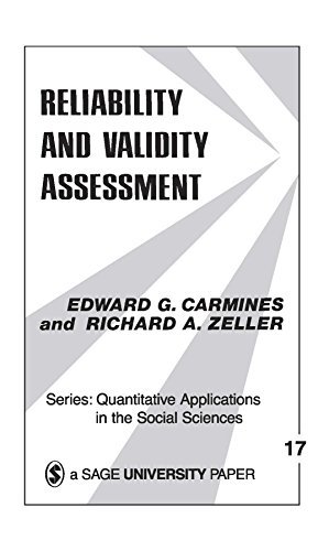 Reliability and Validity Assessment (Quantitative Applications in the Social Sciences Book 17) (English Edition)