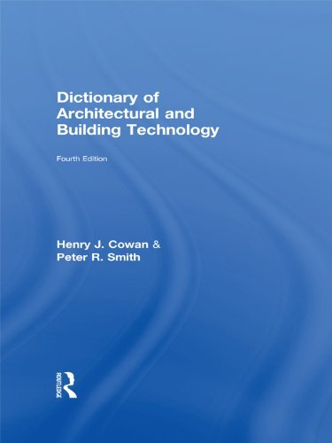 Dictionary of Architectural and Building Technology (English Edition)