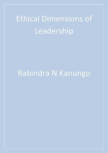 Ethical Dimensions of Leadership (SAGE Series on Business Ethics Book 3) (English Edition)