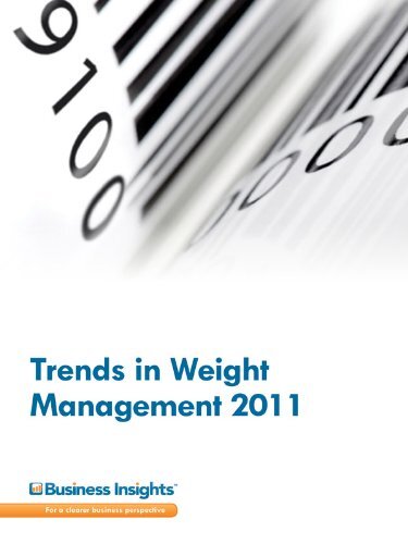 Trends in Weight Management 2011 (English Edition)