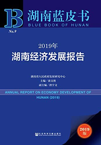 2019年湖南经济发展报告 (湖南蓝皮书)