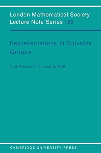 Representations of Solvable Groups (London Mathematical Society Lecture Note Series Book 185) (English Edition)