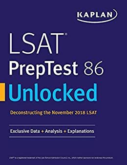 LSAT PrepTest 86 Unlocked: Exclusive Data + Analysis + Explanations (Kaplan Test Prep) (English Edition)