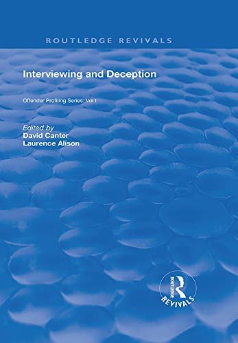 Interviewing and Deception (Routledge Revivals) (English Edition)