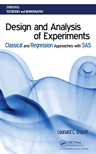 Design and Analysis of Experiments: Classical and Regression Approaches with SAS (Statistics: A Series of Textbooks and Monographs Book 192) (English Edition)