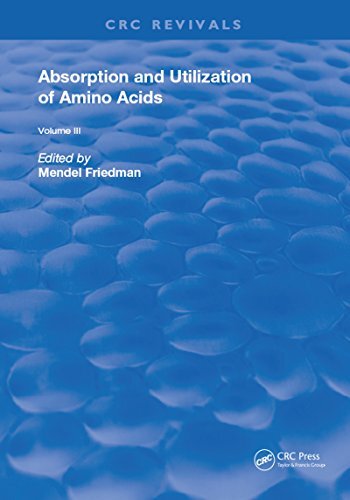 Absorption and Utilization of Amino Acids: Volume III (English Edition)