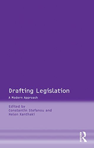 Drafting Legislation: A Modern Approach (English Edition)