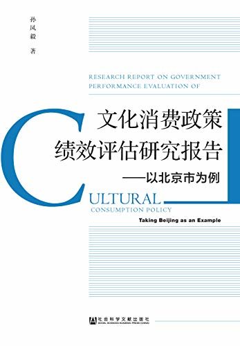 文化消费政策绩效评估研究报告：以北京市为例