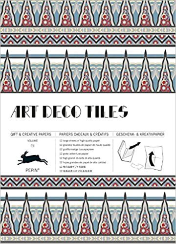 Art Deco Tiles:Gift & Creative Paper Book Vol. 71(多语言版): Geschenk- und Kreativpapierbuch Vol 71