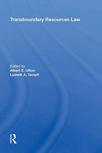 Transboundary Resources Law (English Edition)