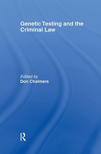 Genetic Testing and the Criminal Law (Criminology S) (English Edition)
