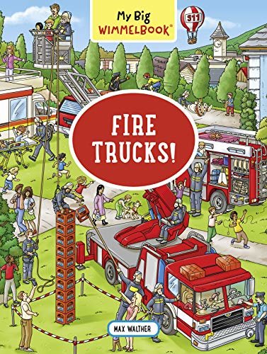 My Big Wimmelbook—Fire Trucks! (My Big Wimmelbooks) (English Edition)