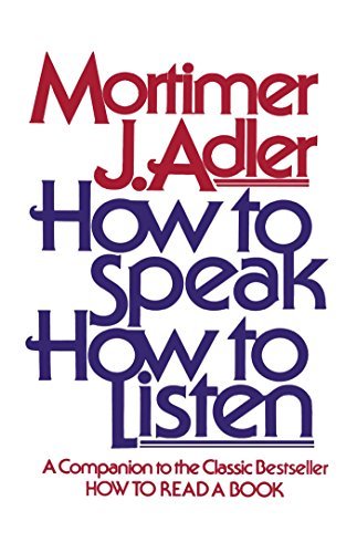 How to Speak How to Listen (English Edition)