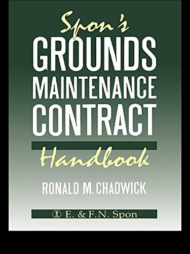 Spon's Grounds Maintenance Contract Handbook (English Edition)