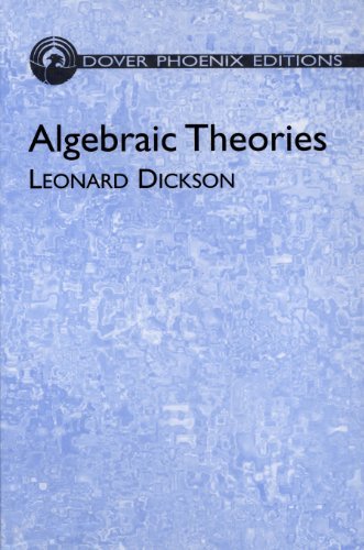 Algebraic Theories (Dover Books on Mathematics) (English Edition)