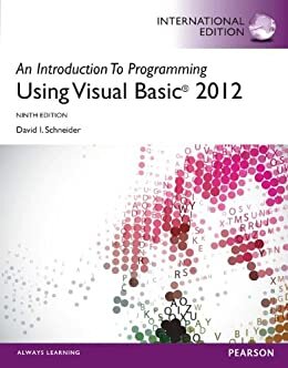 eBook Instant Access - for An Introduction to Programming with Visual Basic 2012,International Edition (English Edition)