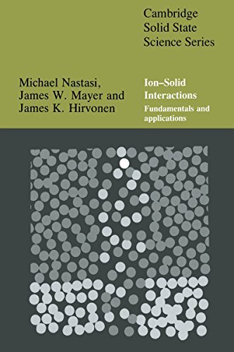 Ion-Solid Interactions: Fundamentals and Applications (Cambridge Solid State Science Series) (English Edition)