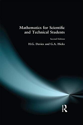 Mathematics for Scientific and Technical Students (English Edition)