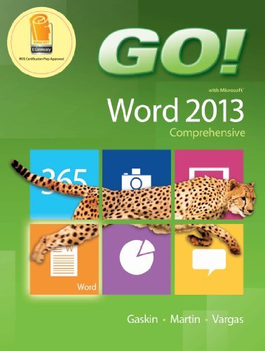 GO! with Microsoft Word 2013 Comprehensive (2-downloads) (English Edition)