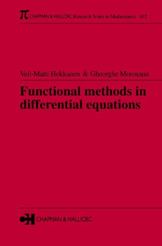 Functional Methods in Differential Equations (Chapman & Hall/CRC Research Notes in Mathematics Series) (English Edition)