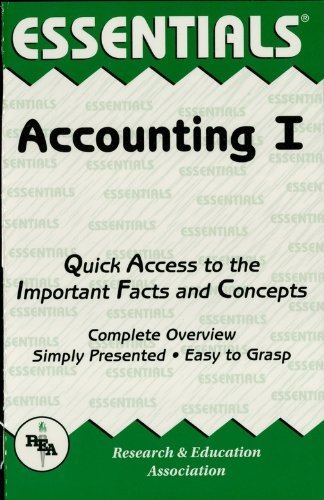 Accounting I Essentials (Essentials Study Guides Book 1) (English Edition)