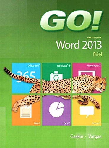 GO! with Microsoft Word 2013 Brief (2-downloads) (GO! for Office 2013) (English Edition)