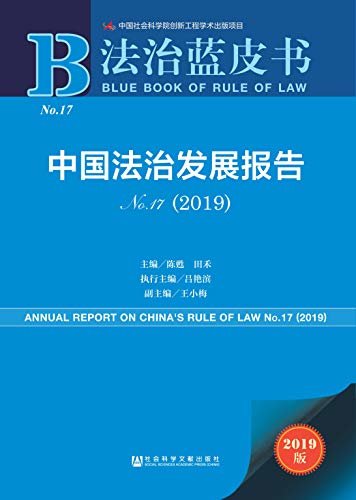 中国法治发展报告（No.17·2019） (法治蓝皮书)