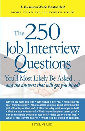 The 250 Job Interview Questions: You'll Most Likely Be Asked...and the Answers That Will Get You Hired! (English Edition)