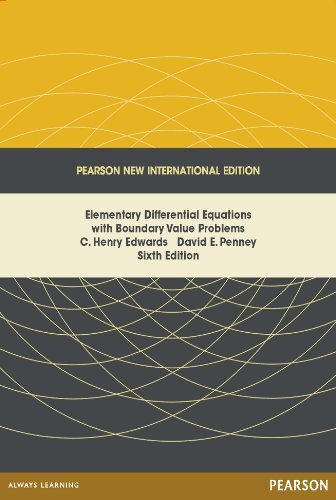 Elementary Differential Equations with Boundary Value Problems: Pearson New International Edition PDF eBook (English Edition)