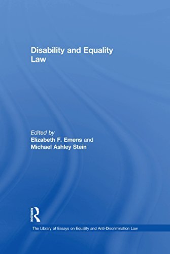 Disability and Equality Law (The Library of Essays on Equality and Anti-Discrimination Law) (English Edition)