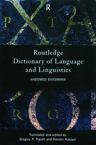 Routledge Dictionary of Language and Linguistics (Routledge Reference) (English Edition)