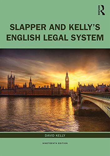 Slapper and Kelly's The English Legal System (English Edition)