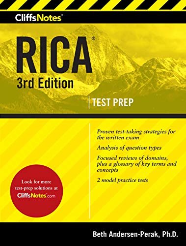CliffsNotes RICA 3rd Edition (English Edition)