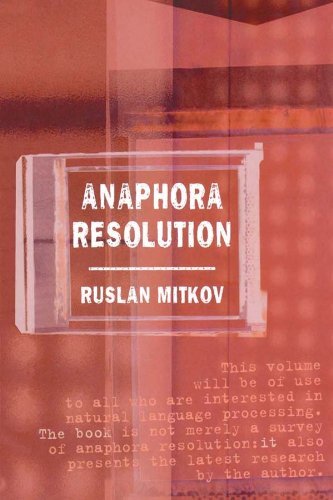 Anaphora Resolution (Studies in Language and Linguistics) (English Edition)