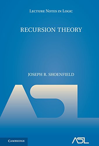 Recursion Theory (Lecture Notes in Logic Book 1) (English Edition)