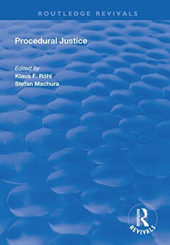 Procedural Justice (Routledge Revivals) (English Edition)