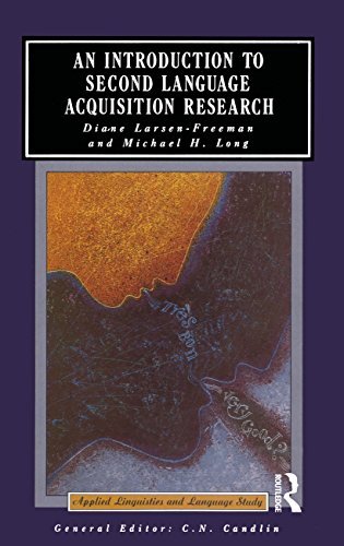 An Introduction to Second Language Acquisition Research (Applied Linguistics and Language Study) (English Edition)