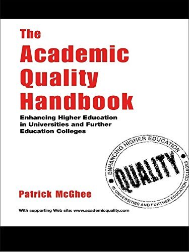 Academic Quality Handbook Rb: Enhancing Higher Education in Universities and Further Education Colleges (English Edition)