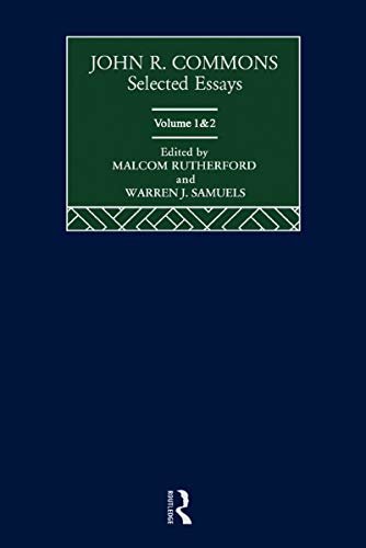 John R. Commons: Selected Essays (English Edition)
