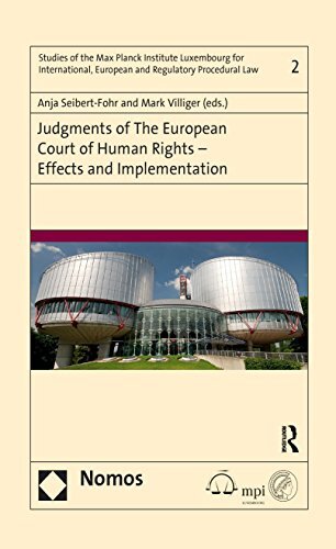 Judgments of the European Court of Human Rights - Effects and Implementation (Studies of the Max Planck Institute Luxembourg for International, European ... Procedural Law Book 2) (English Edition)