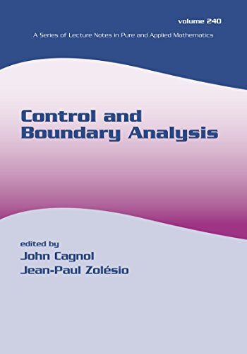 Control and Boundary Analysis (Lecture Notes in Pure and Applied Mathematics) (English Edition)