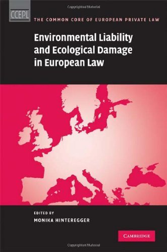 Environmental Liability and Ecological Damage In European Law (The Common Core of European Private Law) (English Edition)
