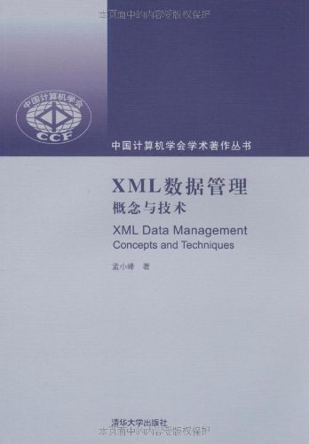 XML数据管理:概念与技术 (中国计算机学会学术著作丛书)