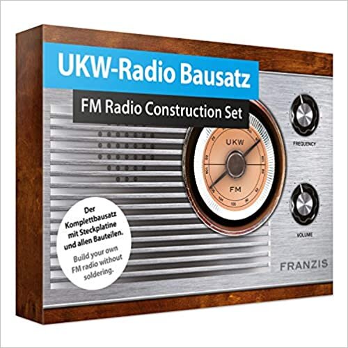 FM 收音机建筑套装 / FM 收音机建筑套装：完整的套件，带插槽板和所有部件。 无需焊接，即可装上您自己的 FM 收音机。 （德语/英语）