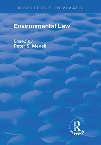 Environmental Law (Routledge Revivals) (English Edition)