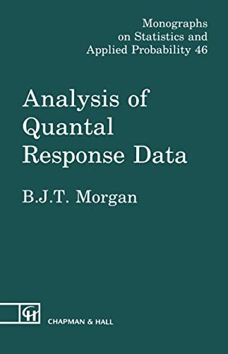 Analysis of Quantal Response Data (English Edition)
